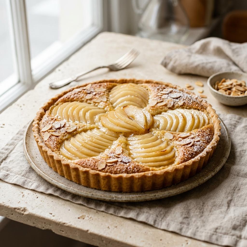 Pear & Almond Frangipane Tart